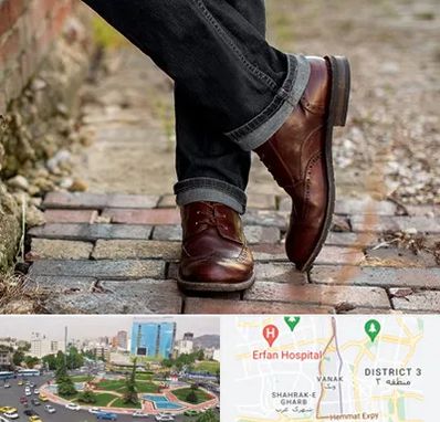 کفش چرم مردانه در ونک 