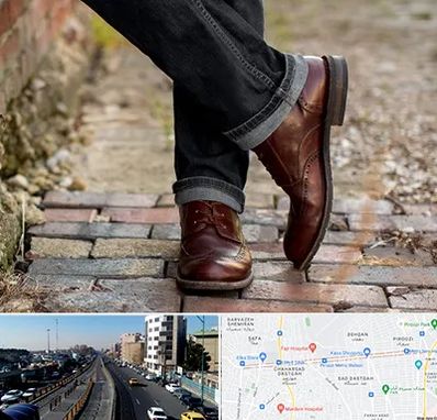 کفش چرم مردانه در پیروزی 