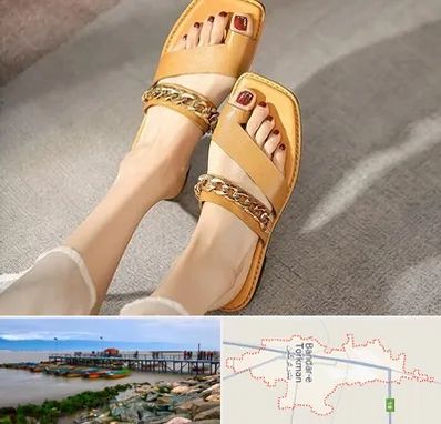 کفش صندل زنانه در بندر ترکمن