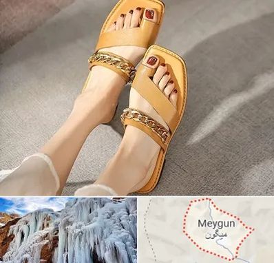 کفش صندل زنانه در میگون