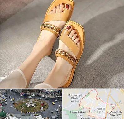 کفش صندل زنانه در فردیس کرج 