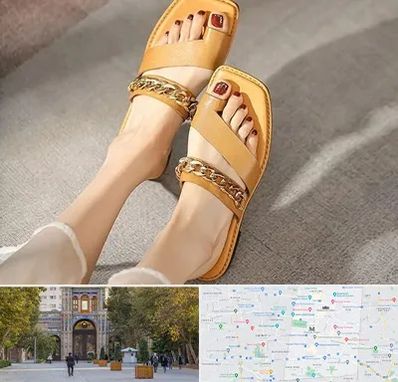 کفش صندل زنانه در منطقه 12 تهران 