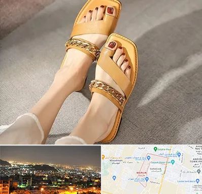 کفش صندل زنانه در مارلیک کرج 