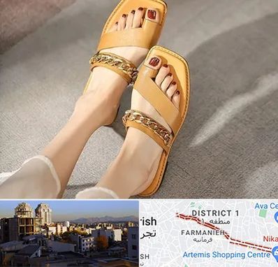 کفش صندل زنانه در فرمانیه 