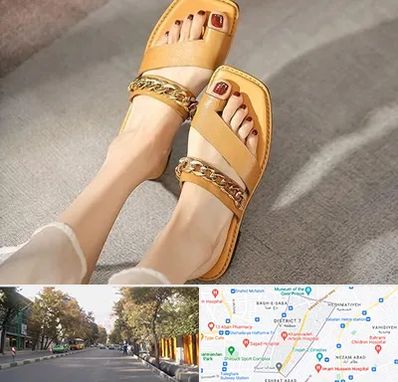 کفش صندل زنانه در شریعتی 