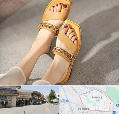 کفش صندل زنانه در پرواز تبریز