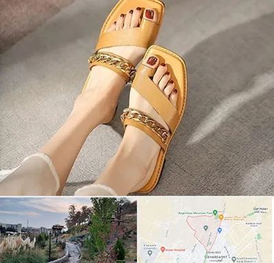 کفش صندل زنانه در باغستان کرج 
