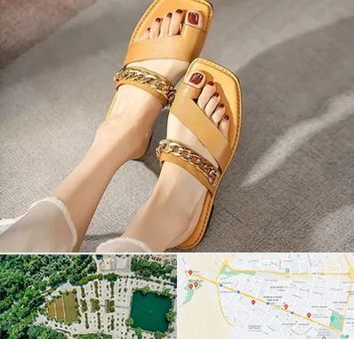 کفش صندل زنانه در وکیل آباد مشهد 