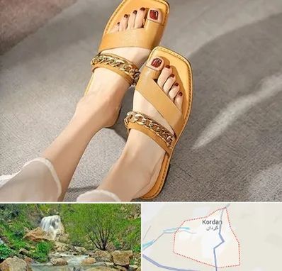 کفش صندل زنانه در کردان