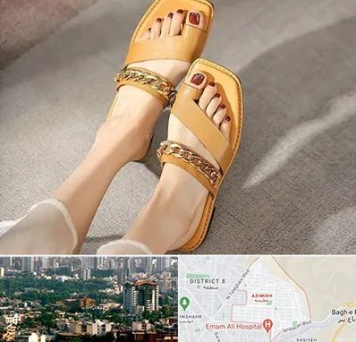 کفش صندل زنانه در عظیمیه کرج 