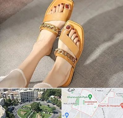 کفش صندل زنانه در جهانشهر کرج 