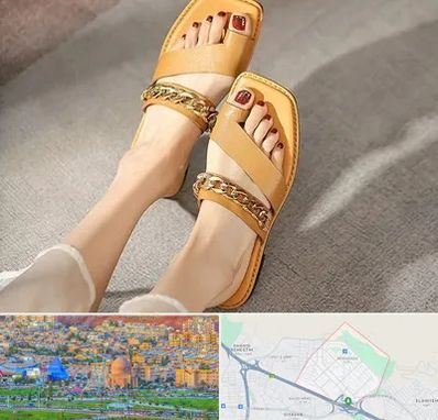 کفش صندل زنانه در رشدیه تبریز