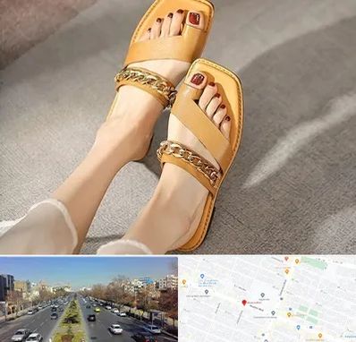 کفش صندل زنانه در بلوار معلم مشهد 