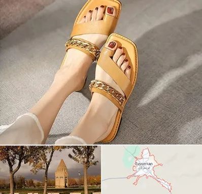 کفش صندل زنانه در تویسرکان