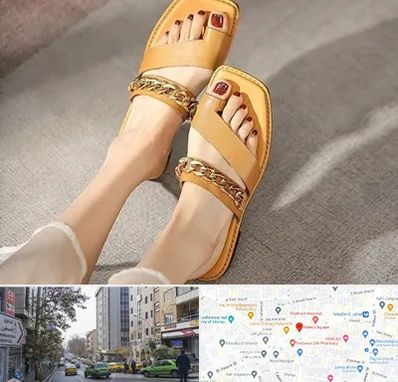 کفش صندل زنانه در فاطمی 