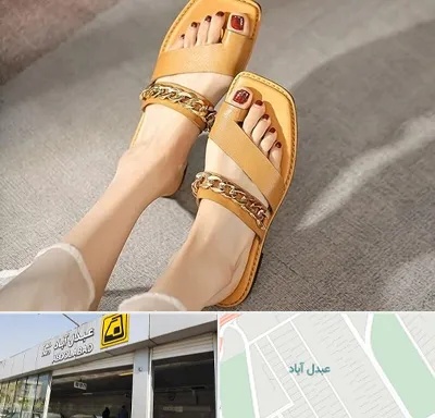 کفش صندل زنانه در عبدل آباد