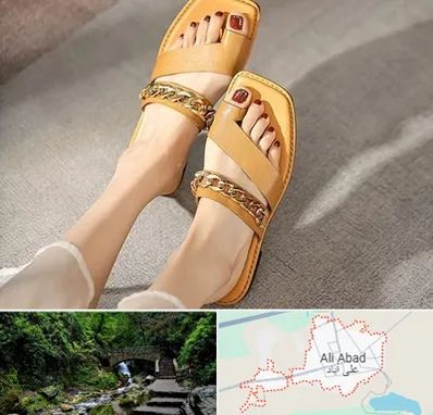 کفش صندل زنانه در علی آباد کتول