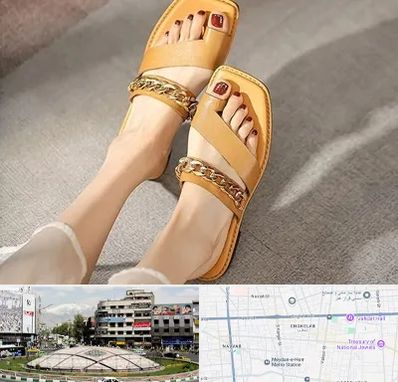 کفش صندل زنانه در مرکز تهران