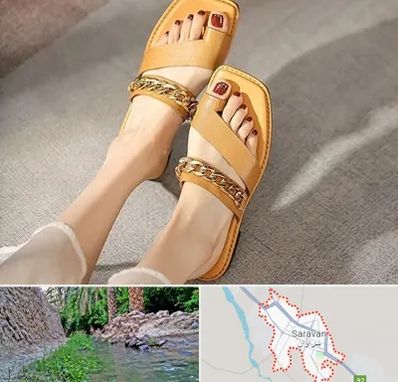 کفش صندل زنانه در سراوان