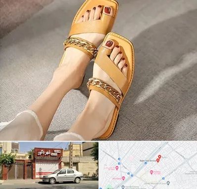 کفش صندل زنانه در باجک قم