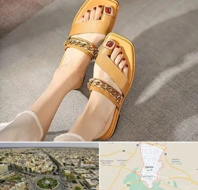 کفش صندل زنانه در قزوین