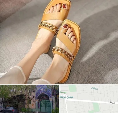 کفش صندل زنانه در بریانک