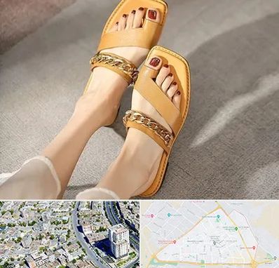 کفش صندل زنانه در قاسم آباد مشهد 