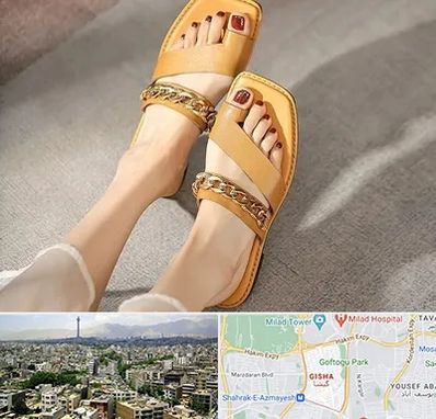 کفش صندل زنانه در گیشا 