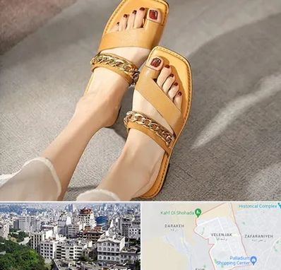 کفش صندل زنانه در ولنجک 