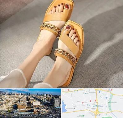 کفش صندل زنانه در شهرک راه آهن 