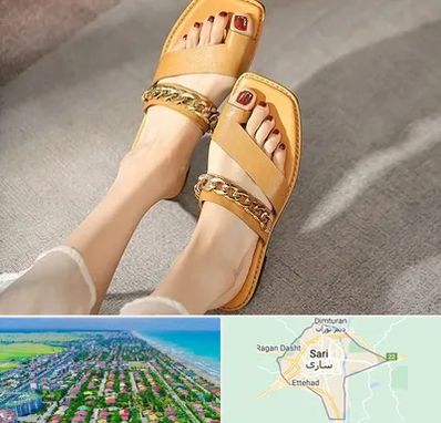 کفش صندل زنانه در ساری