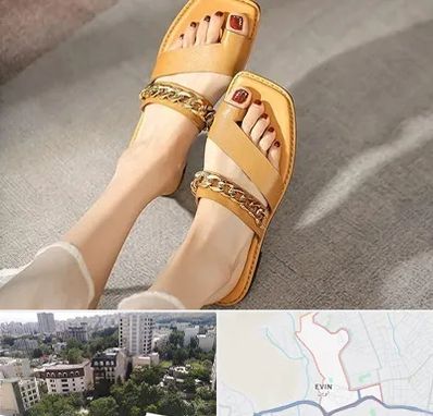 کفش صندل زنانه در اوین