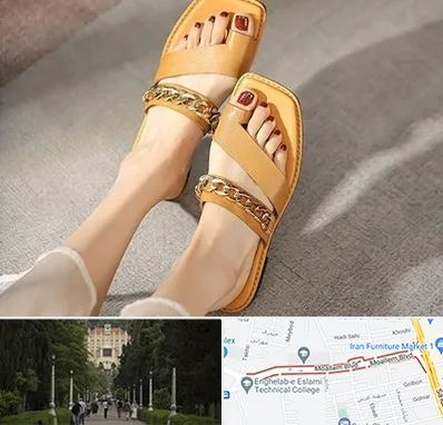 کفش صندل زنانه در بلوار معلم رشت 