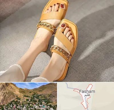 کفش صندل زنانه در فشم