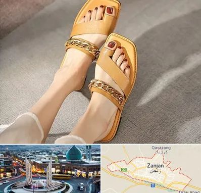 کفش صندل زنانه در زنجان