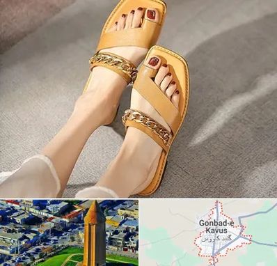کفش صندل زنانه در گنبد کاووس