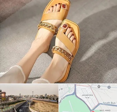کفش صندل زنانه در جوادیه