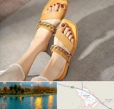 کفش صندل زنانه در قروه