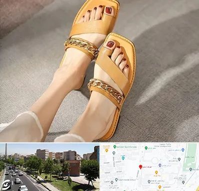 کفش صندل زنانه در شهرک آزمایش 