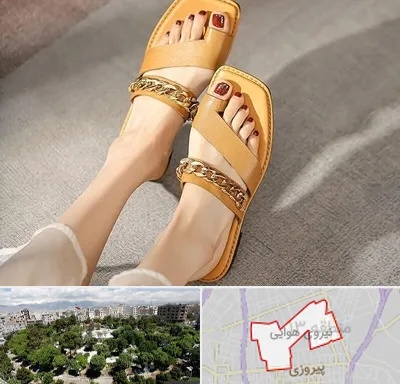 کفش صندل زنانه در نیروی هوایی