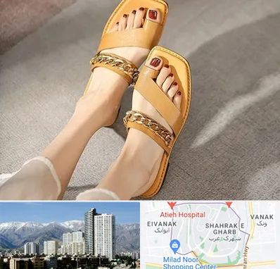 کفش صندل زنانه در شهرک غرب 