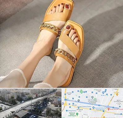 کفش صندل زنانه در فرجام 