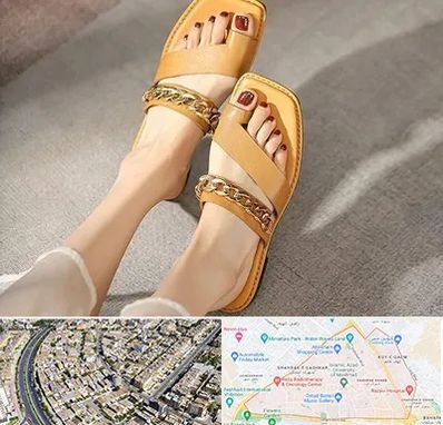 کفش صندل زنانه در شهرک غرب مشهد 