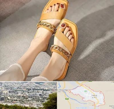 کفش صندل زنانه در یاسوج
