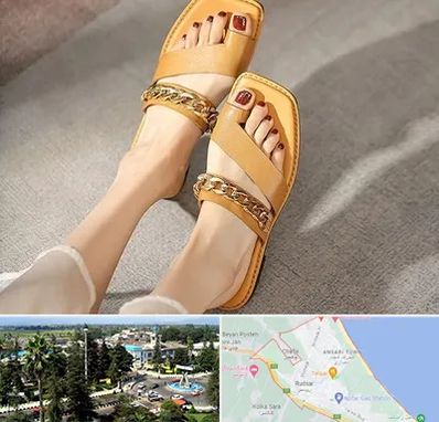 کفش صندل زنانه در رودسر