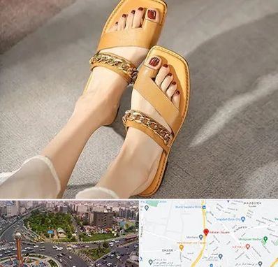 کفش صندل زنانه در سبلان 