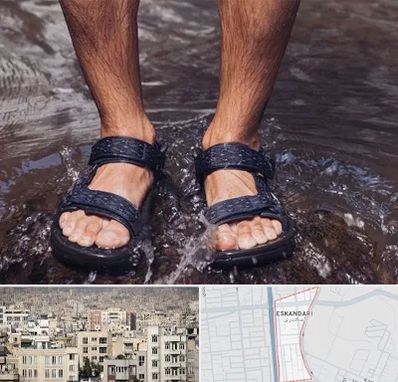 کفش صندل مردانه در اسکندری