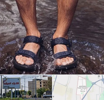 کفش صندل مردانه در فاز یک اندیشه