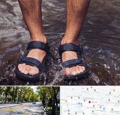 کفش صندل مردانه در میرداماد 