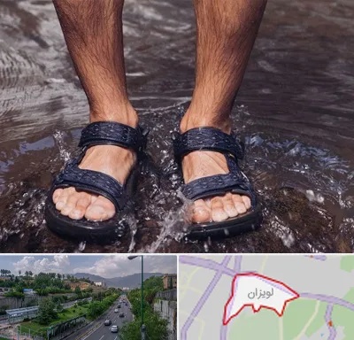 کفش صندل مردانه در لویزان